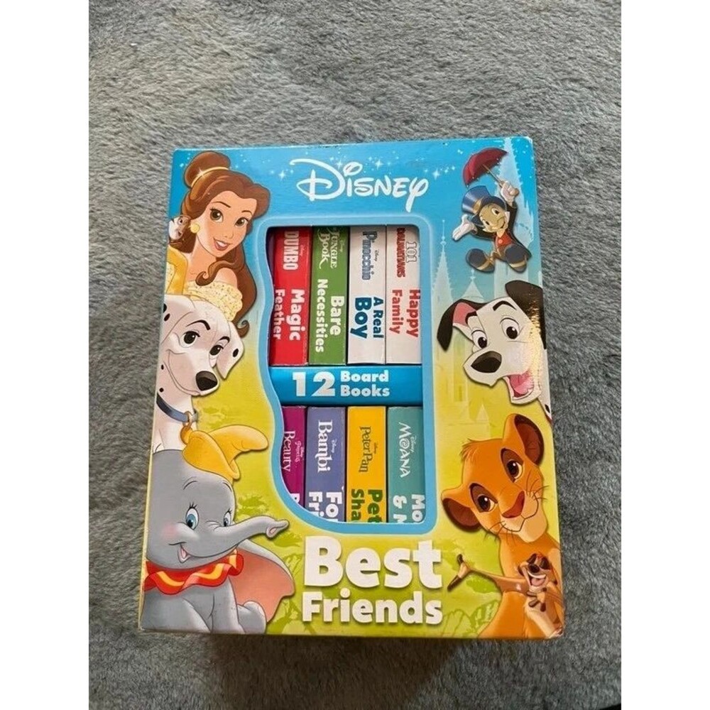 Disney Best Friends 12 Board Book Set – Classic Disney Stories